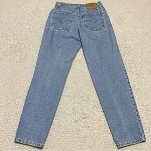 Vintage Levis 550 Jeans Women’s Relaxed Fit Tapered Leg Size 10 Reg M Red Tab